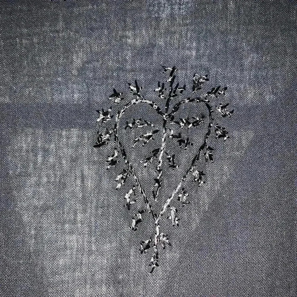 NWOT Black Tunic with Embroidery in 100% Cotton Made in India Free Size - Picture 7 of 8